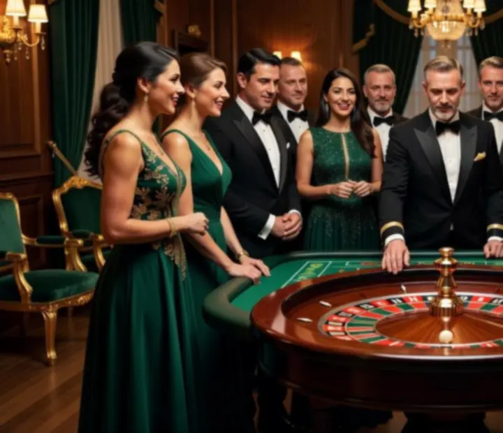 Ruleta jako vizuálně výrazný prvek soukromé oslavy